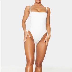 PrettyLittleThing White One Piece